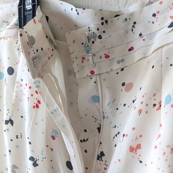 Greylin 100% silk mini skirt - Size M - Picture 7 of 11